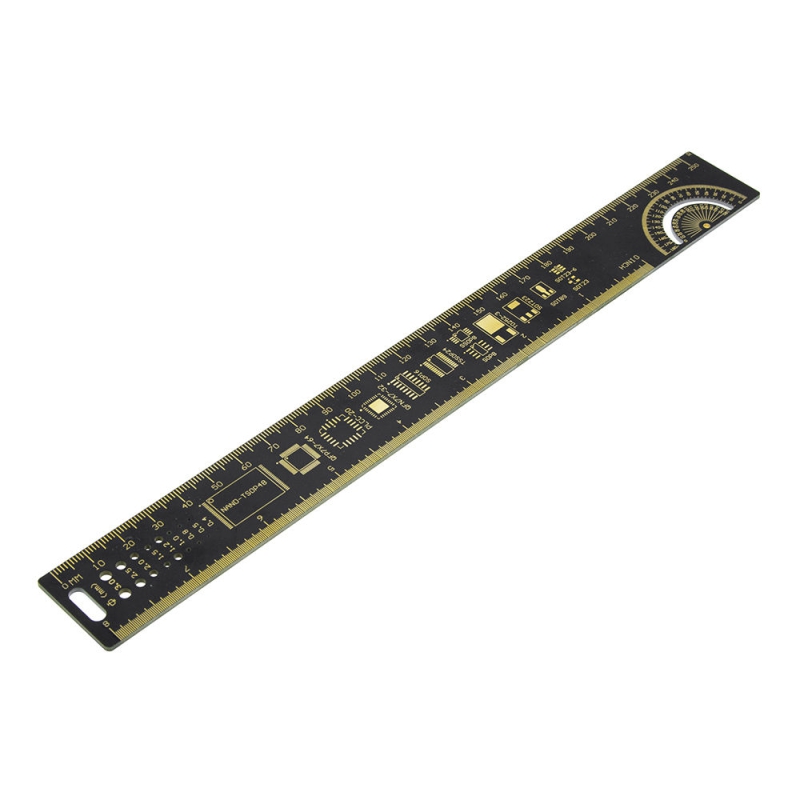 خط کش PCB پکیج های قطعات الکترونیک 25 سانتی متری طرح B