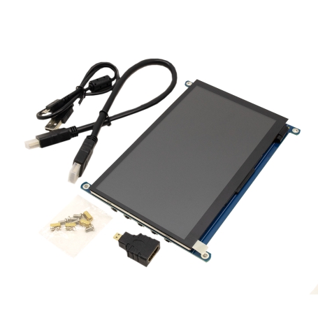 نمایشگر 7 اینچ لمسی دارای ورودی HDMI و MINIHDMI رزولوشن 1024X600 شرکت WAVESHARE