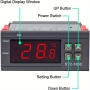 ترموستات صنعتی 12VDC دیجیتال STC-1000