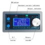 ماژول مبدل DC-DC کاهنده و افزاینده 30 ولت روپنلی با امکان کنترل ولتاژ و جریان خروجی مدل ZK-4KX
