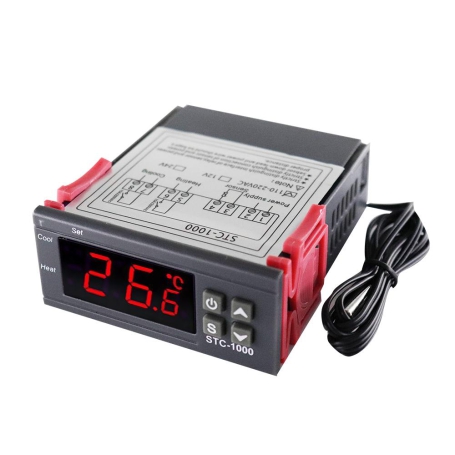 ترموستات صنعتی 12VDC دیجیتال STC-1000