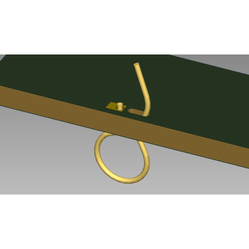 Castellated Mount Pins پین تست - فلکسی پین 0.35mm مخصوص ماژول های castellated