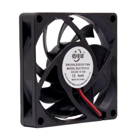 فن 24V دو سیمه سایز 7x7 ضخامت 1.5CM