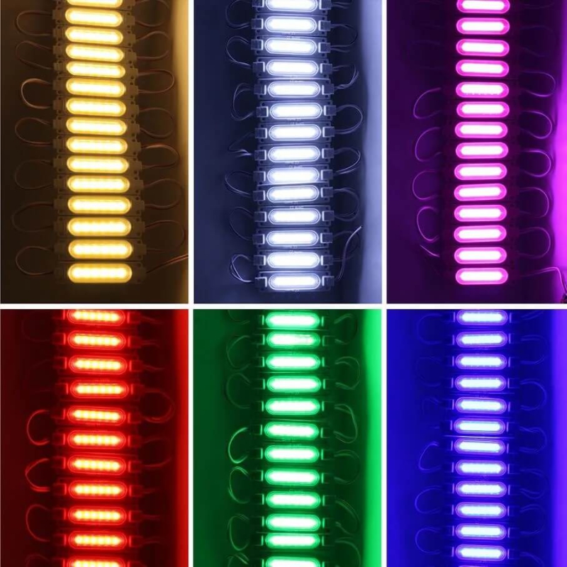 LED بلوکی COB آبی بسته20 تایی