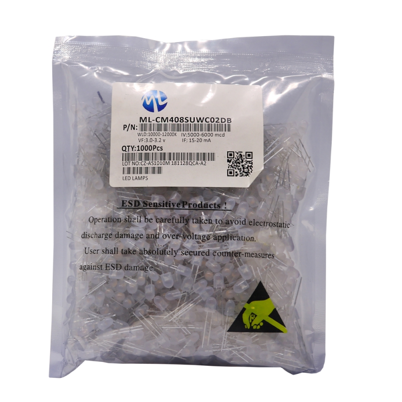 LED اوال نارنجی 5mm تابلو روانی مارک ML 