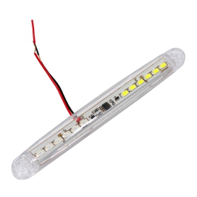 LED فلاشر پلیسی خطی 12V سفید-قرمز