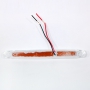 LED فلاشر پلیسی خطی 12V سفید-قرمز