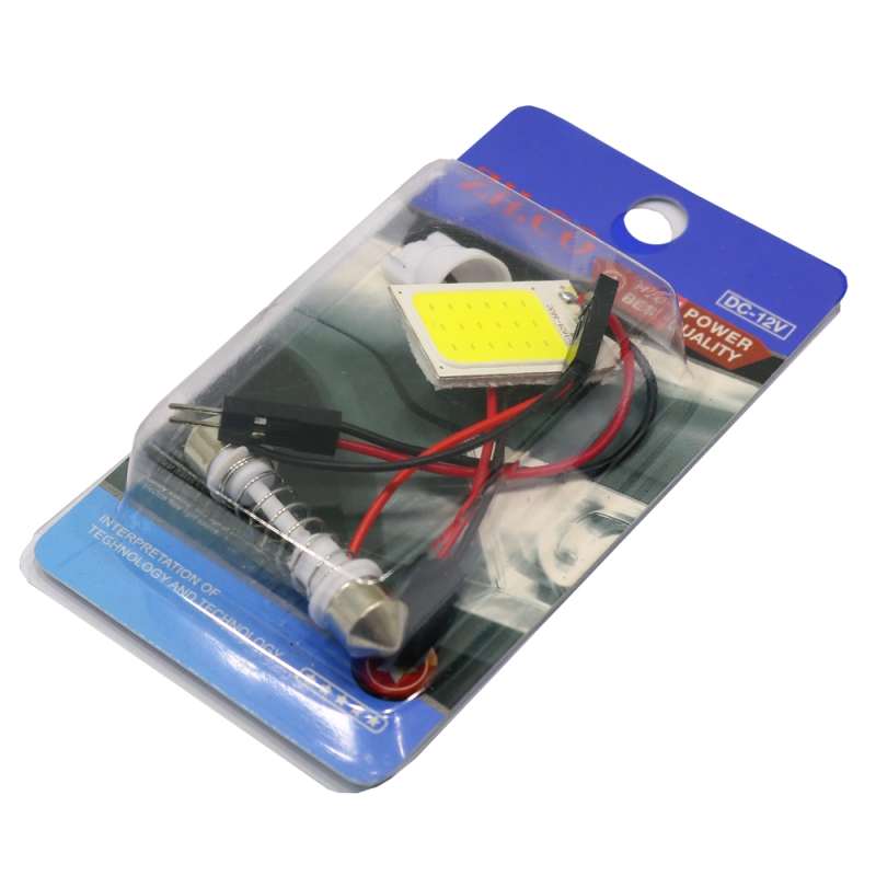 LED COB سقفی خودرو 12V سفید مهتابی سایز 1626