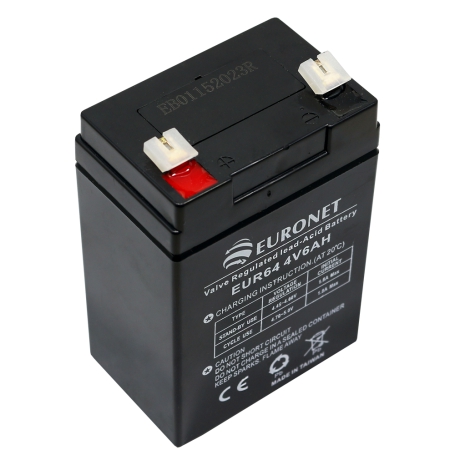 باتری خشک 4 ولت 6 آمپر ساعت یورونت EuroNet