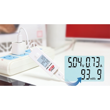 تستر USB TESTER و مانیتورینگ شارژ مارک UNI-T مدل UT658B