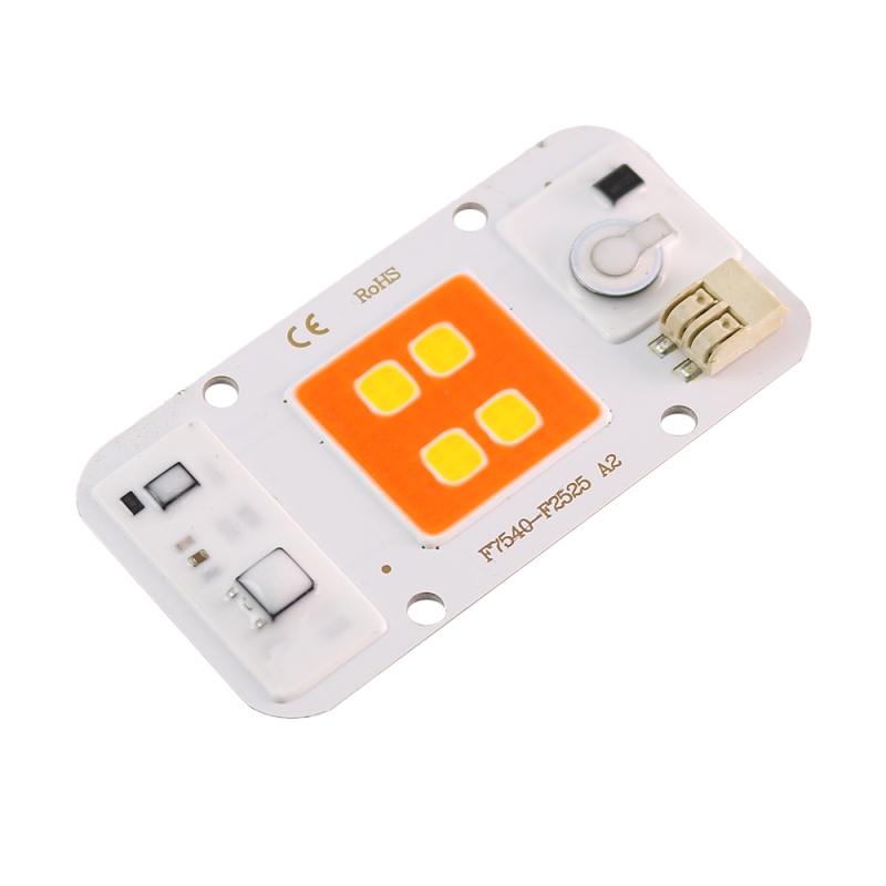LED COB آفتابی - فول اسپکتروم رشد گیاه 50W 220V سایز 7540 طرح C