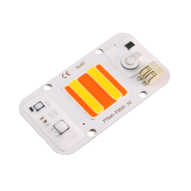 LED COB آفتابی - فول اسپکتروم رشد گیاه 50W 220V سایز 7540 طرح D