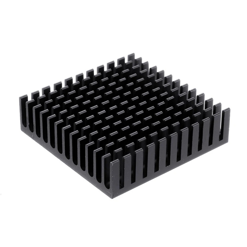 هیت سینک مشکی مربعی سایز 50x50x15mm