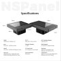 پنل مرکزی لمسی هوشمند سفید SONOFF مدل NSPanel-EUW