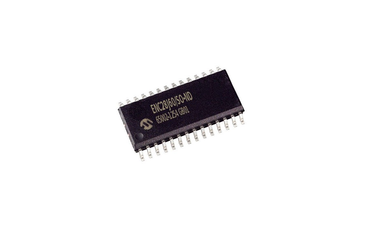تراشه کنترلر شبکه ENC28J60 پکیج SOP-28