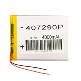 باتری لیتیوم پلیمر 3.7v ظرفیت 4000mAh کد 407290