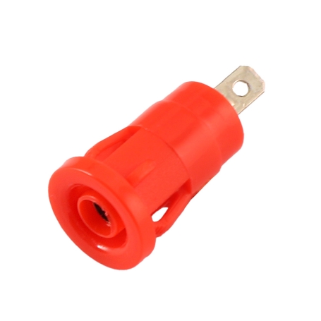 فیش موزی مادگی سوکتی ولتاژ بالا 4mm قرمز