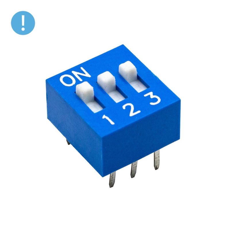 دیپ سوئیچ 3 تایی DS-03 (OXO)