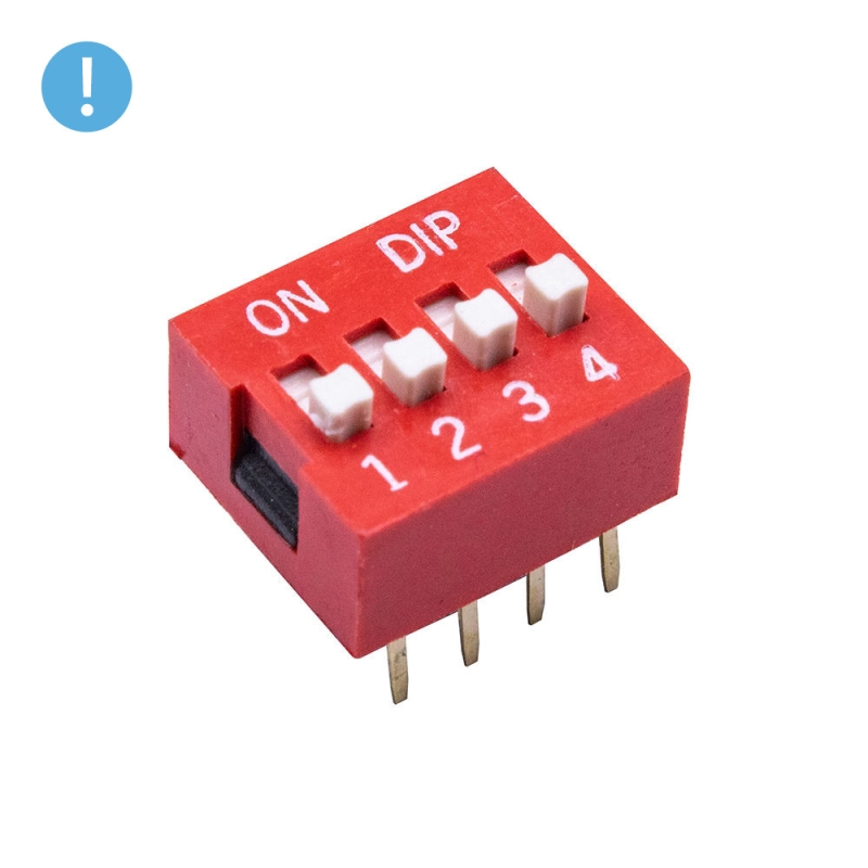 دیپ سوئیچ 4 تایی DS-04 (OXO)