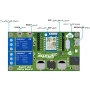 برد توسعه صنعتی دو رله IoT مبتنی بر ESP8266 ESP-07 با ورودی 12 ولت و پورت Micro-USB