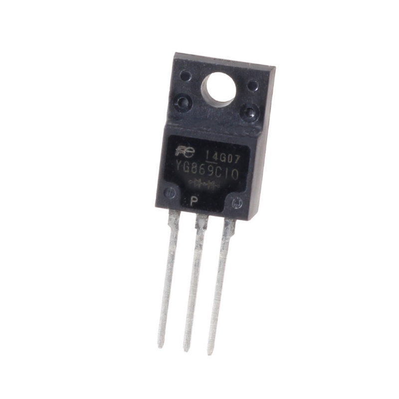 دوبل دیود شاتکی YG869C10R 100V-40A ژاپنی مارک FUJI پکیج TO-220FP