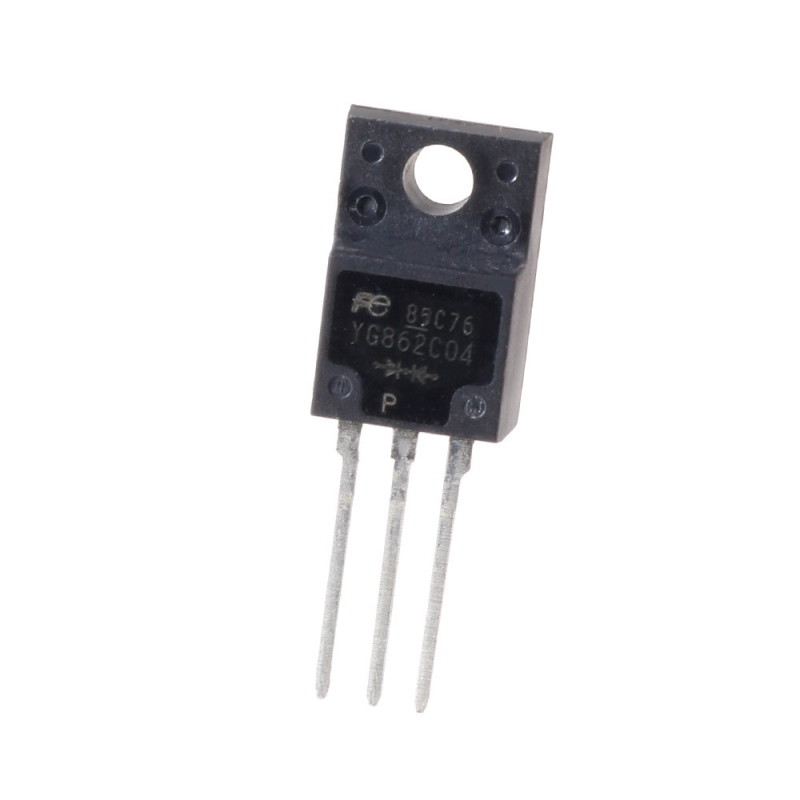 دوبل دیود شاتکی YG862C04R 45V-10A ژاپنی مارک FUJI پکیج TO-220FP