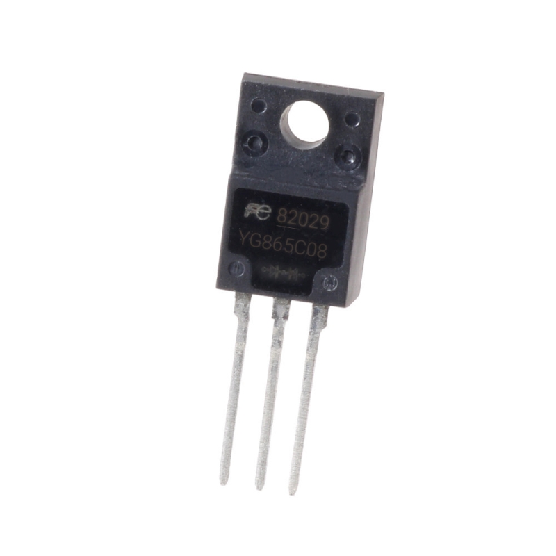 دوبل دیود شاتکی YG865C08R 80V-20A ژاپنی مارک FUJI پکیج TO-220FP