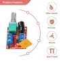 ماژول کنترل دور موتور DC دارای خروجی PWM با ولتاژ 3V الی 15V مدل ZS-X4A