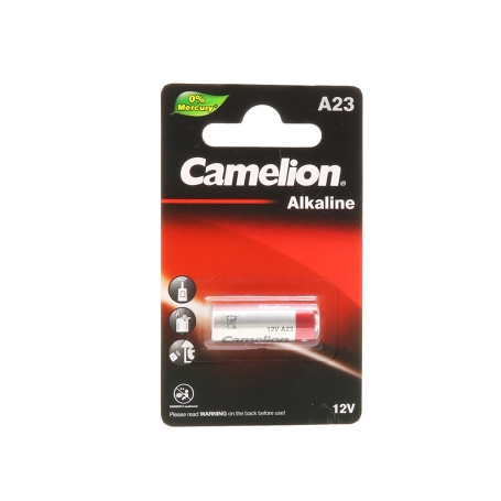 باتری ریموتی آلکالاین 12 ولت سایز 23A مارک Camelion