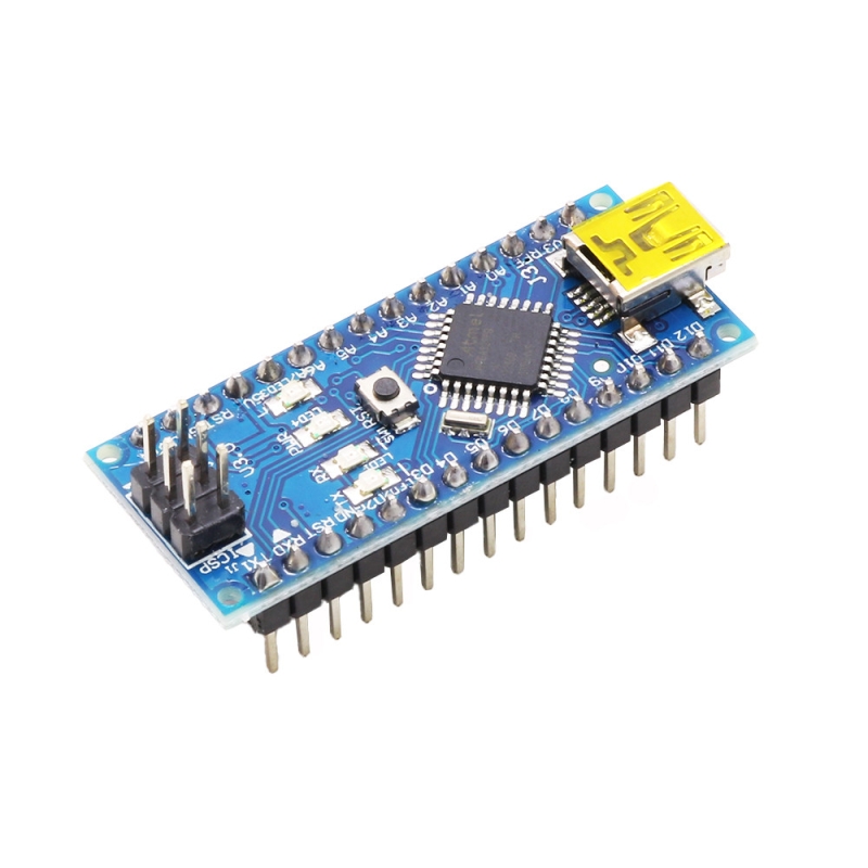برد آردوینو نانو Arduino Nano V3.0 مبتنی بر ATmega328P با پورت Mini USB