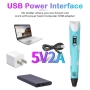 قلم 3 بعدی 3D نسل دوم مدل USB دارای نمایشگر