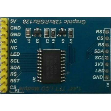ماژول نمایشگر 1.44 اینچ TFT رزولوشن 128*128