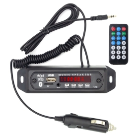 پخش کننده MP3 PLAYER خودرویی بلوتوثی 12V فندکی به همراه ریموت مدل USB300