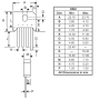 پل دیود 6A-1000V تخت شانه ای KBU610