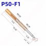 پوگو پین مدل P50-F1 طول 16.5 میلی متر طرح F-Tip Claw