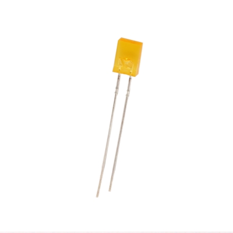 LED تخت خودرنگ شفاف نارنجی لبه دار 2x5