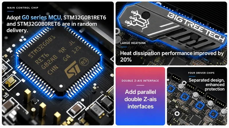 برد کنترل پرینتر سه بعدی SKR Mini E3 V3.0 مارک BIGTREETECH
