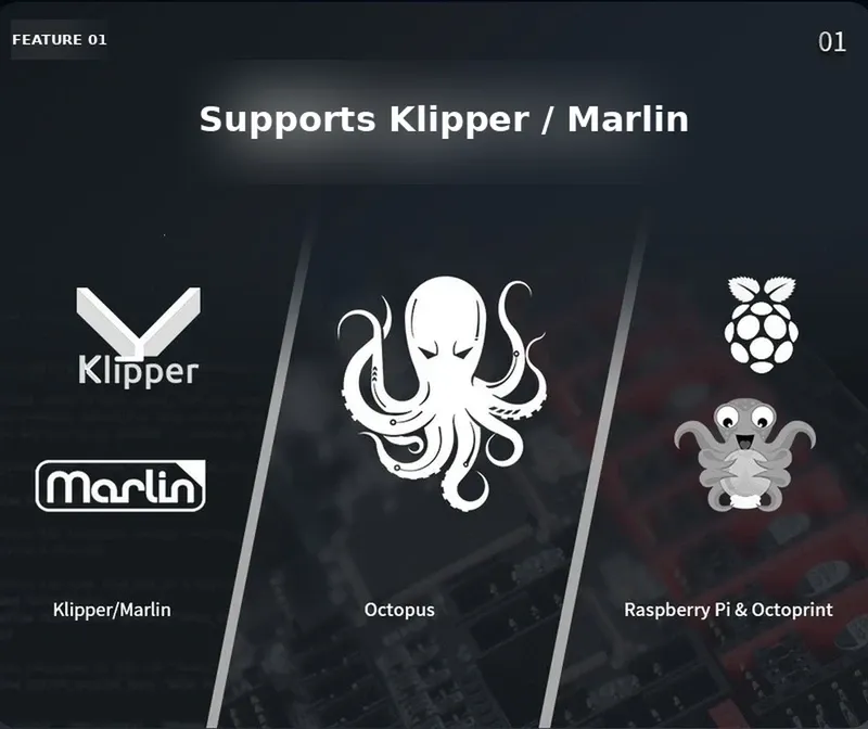 برد کنترل پرینتر سه بعدی Octopus V1.1 مارک BIGTREETECH